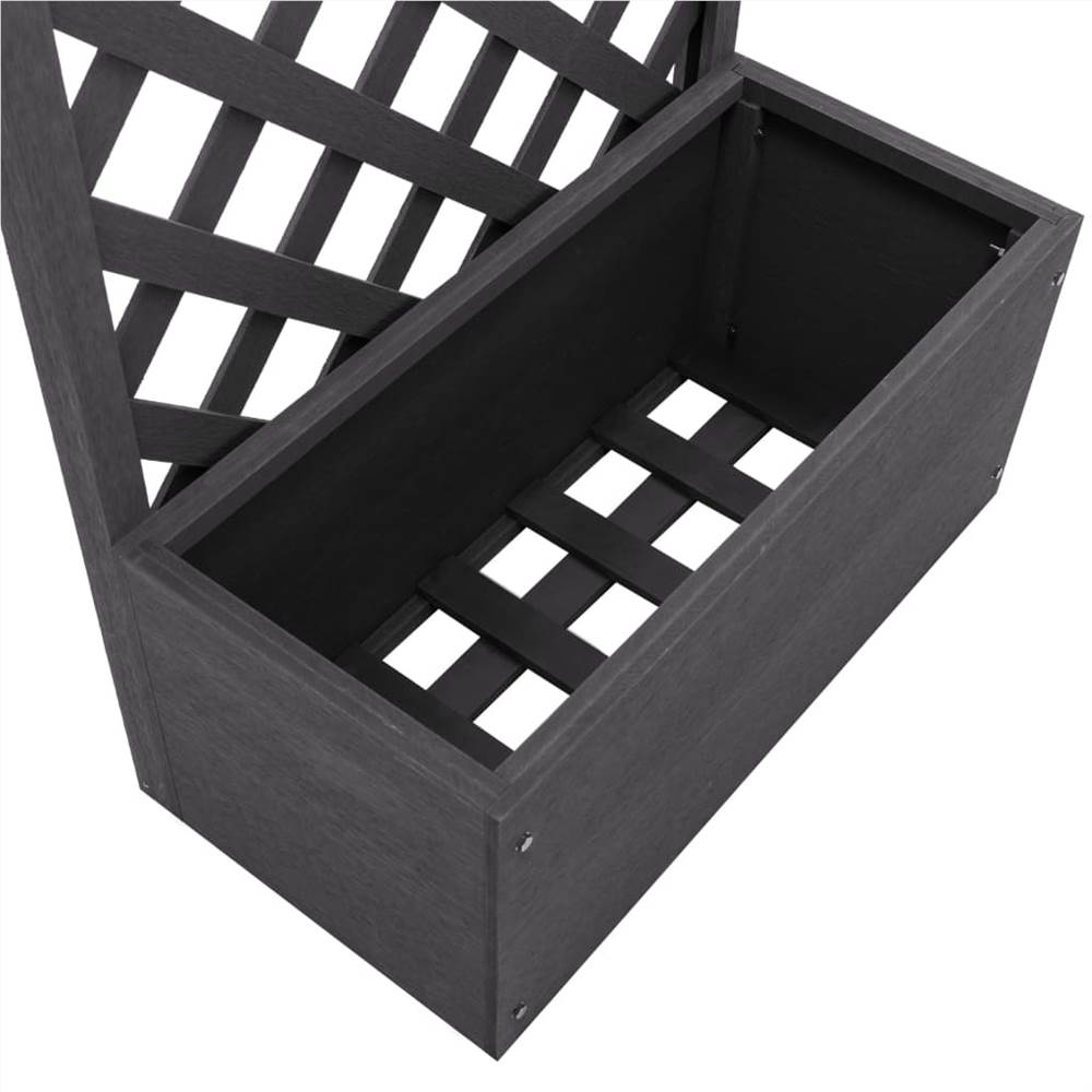 Trellis Planter 70x30x135 cm WPC