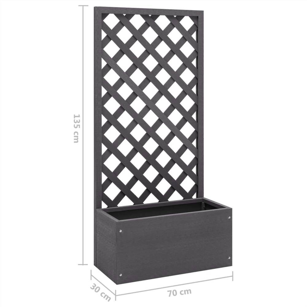 Trellis Planter 70x30x135 cm WPC