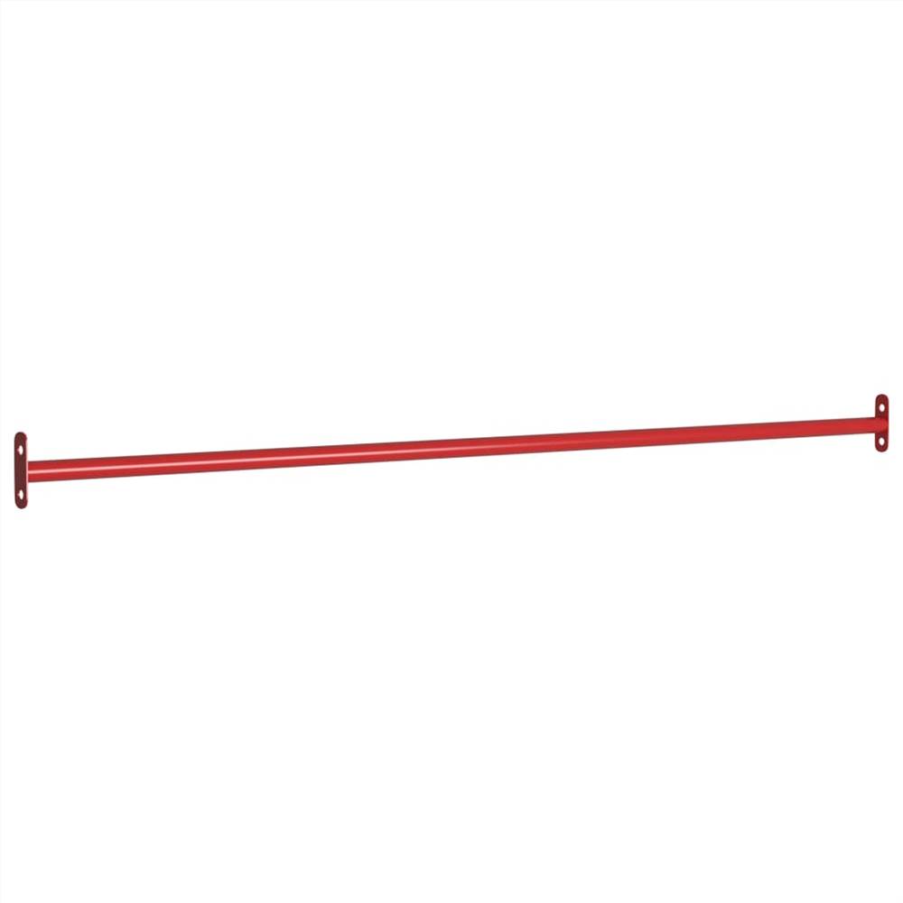 Drehstange 125 cm Stahl Rot