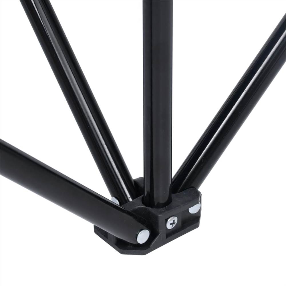 2-Seater Foldable Camping Chair Steel and Fabric Blue