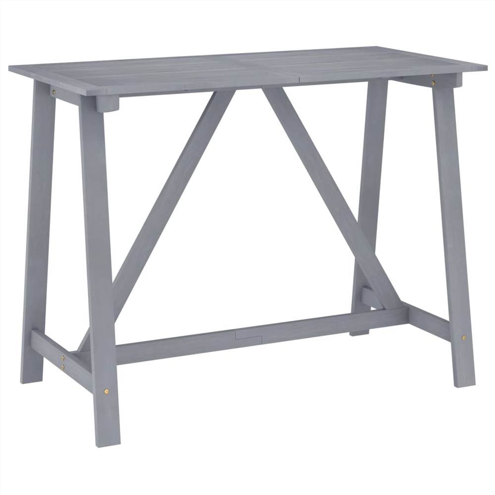 

3 Piece Garden Dining Set Dark Grey