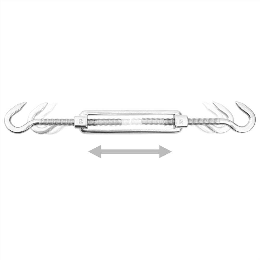

9 Piece Sunshade Sail Accessory Set Stainless Steel