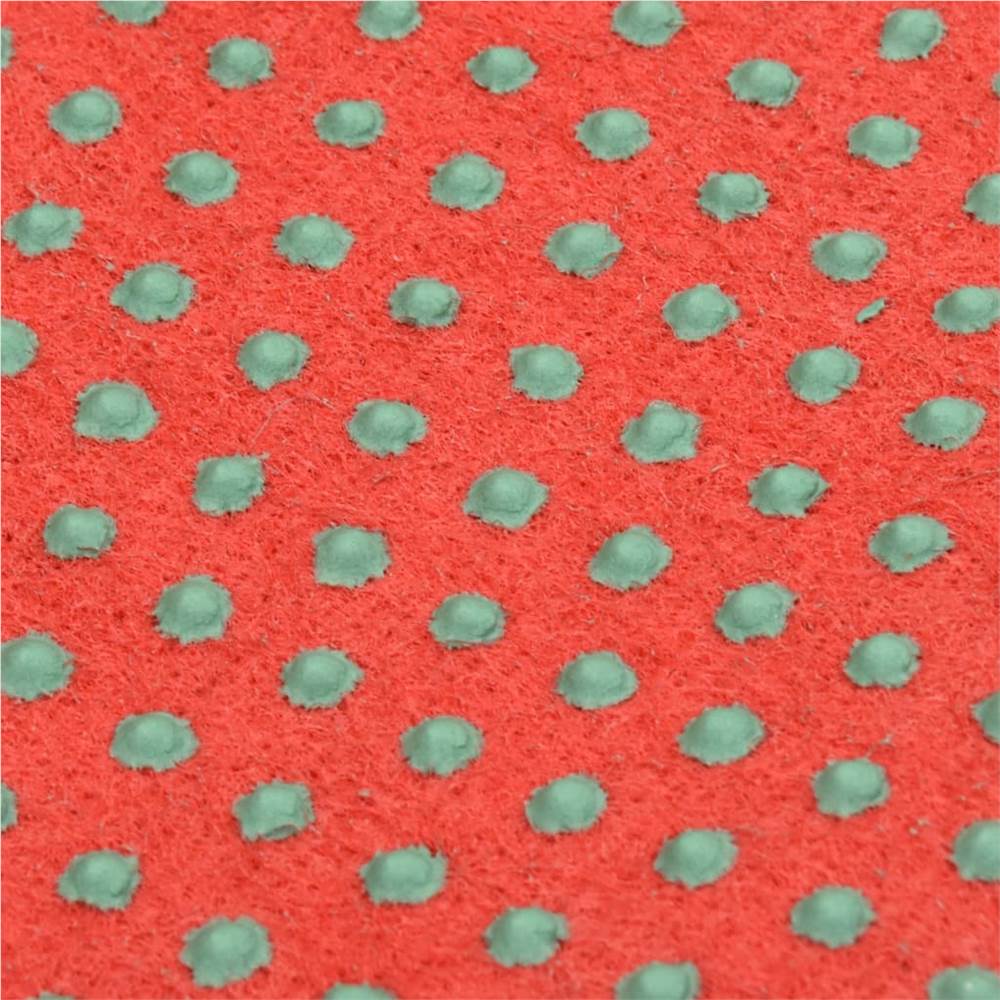 Artificial Grass with Studs 3x1.33 m Red