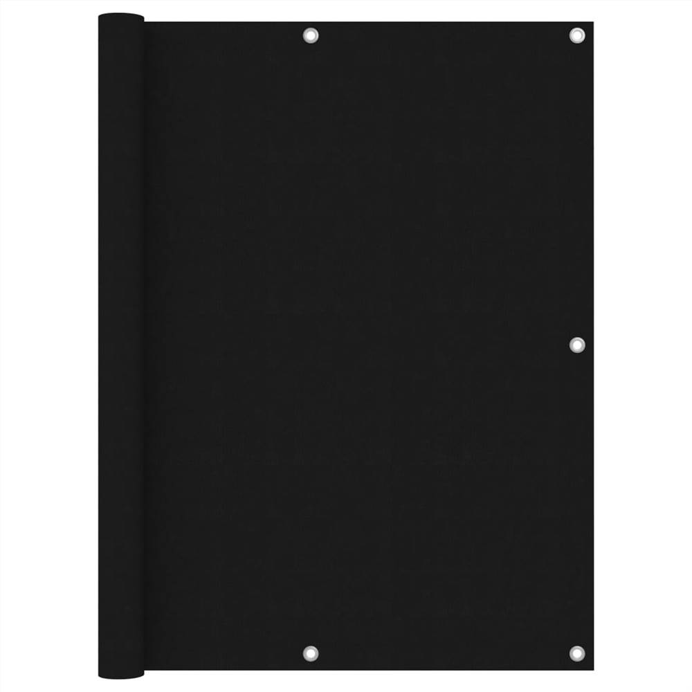 

Balcony Screen Black 120x500 cm Oxford Fabric