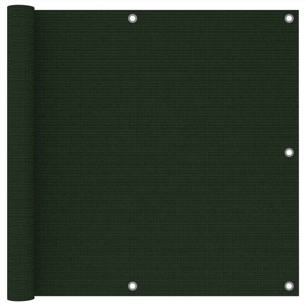 

Balcony Screen Dark Green 90x300 cm HDPE