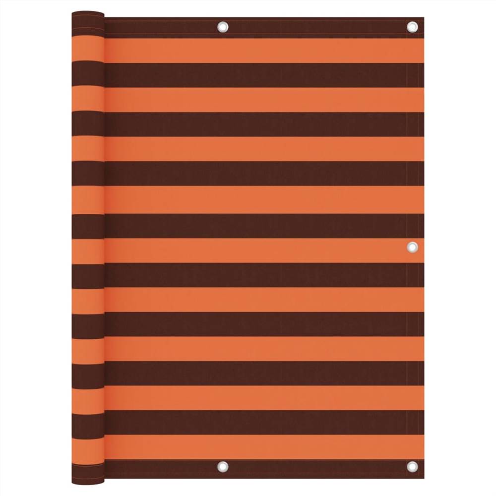

Balcony Screen Orange and Brown 120x500 cm Oxford Fabric