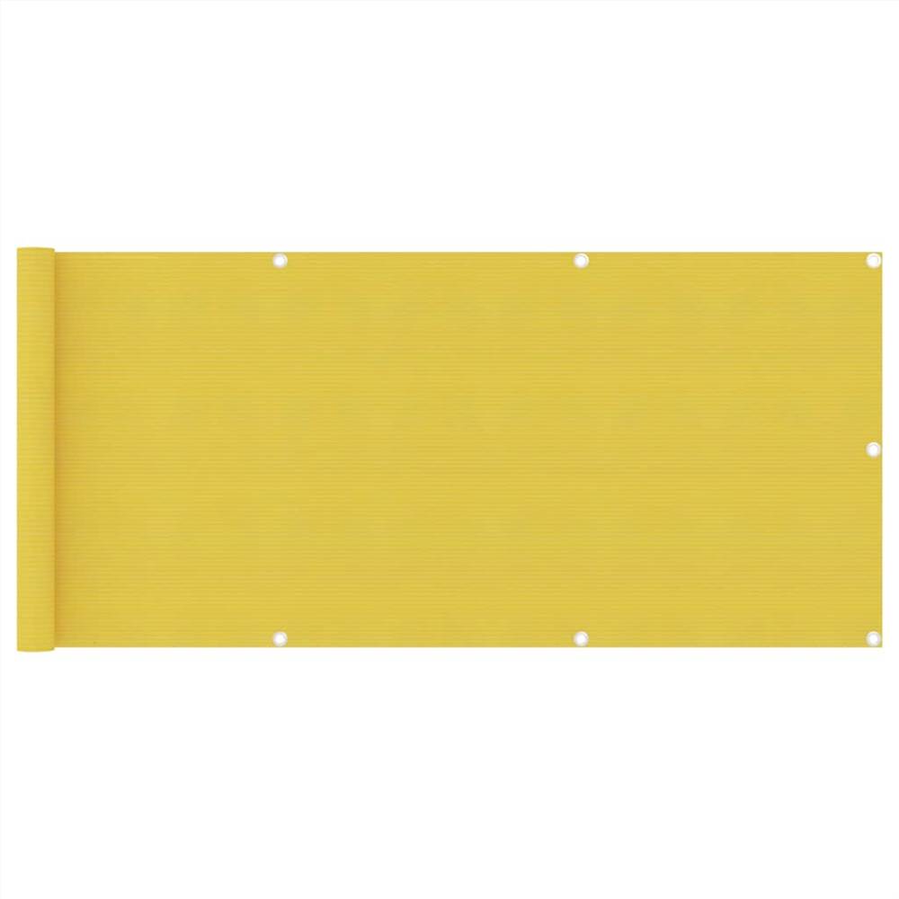 

Balcony Screen Yellow 75x500 cm HDPE