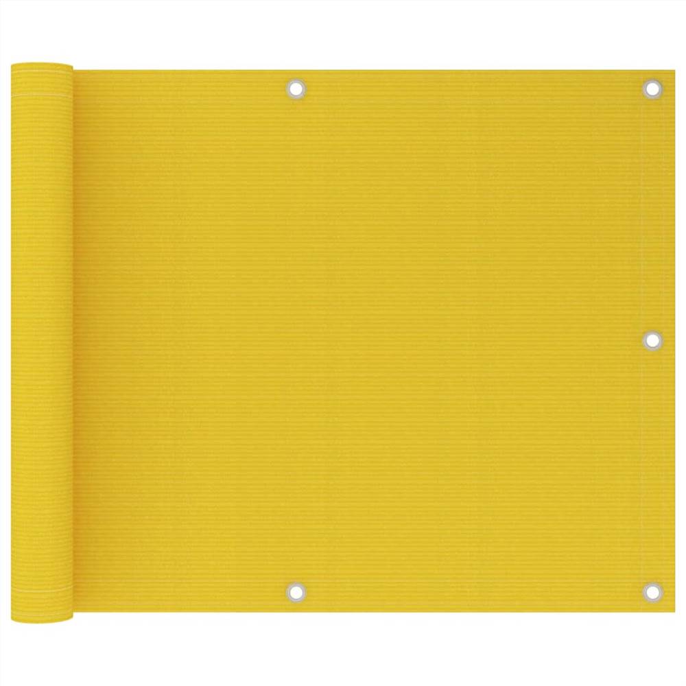 

Balcony Screen Yellow 75x600 cm HDPE