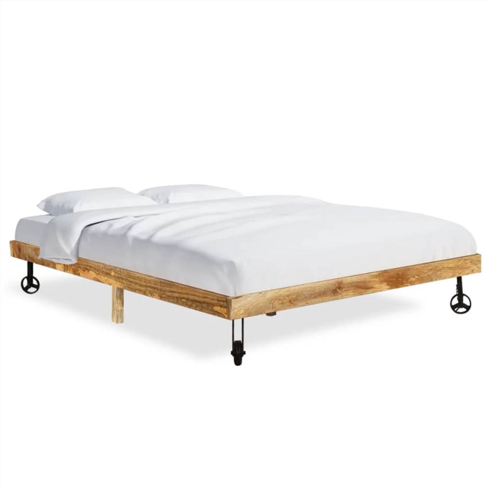 

Bed Frame Solid Mango Wood 140x200 cm