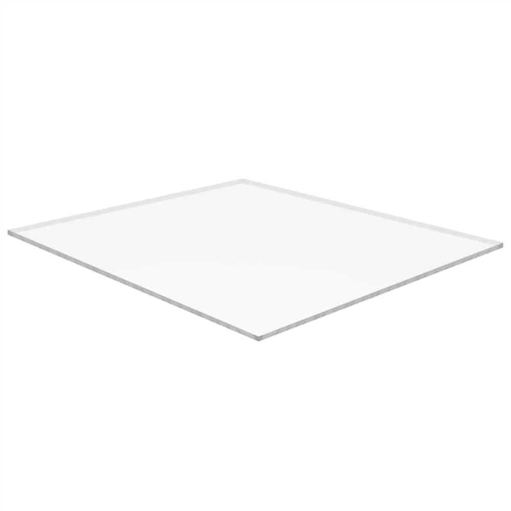 Clear Acrylic Glass Sheets 10 pcs 40x60 cm 4 mm