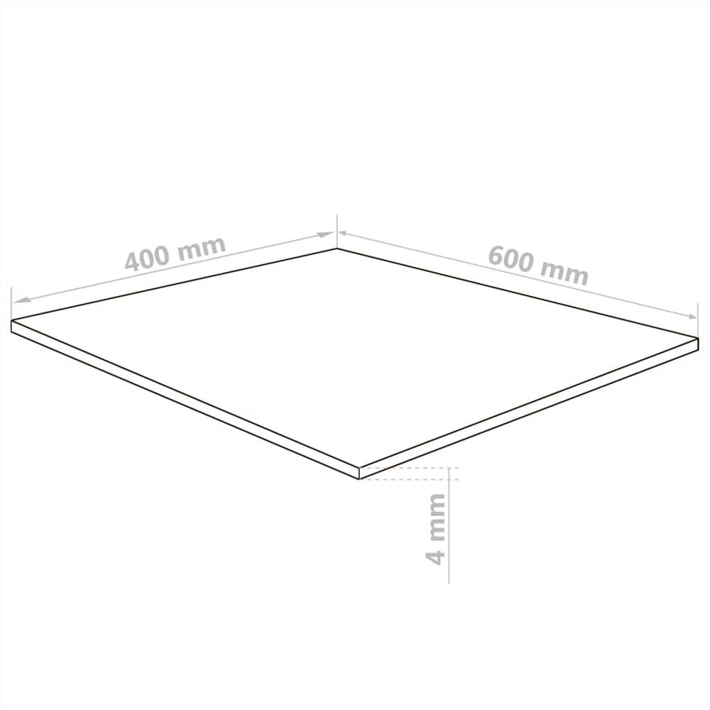 Clear Acrylic Glass Sheets 10 pcs 40x60 cm 4 mm