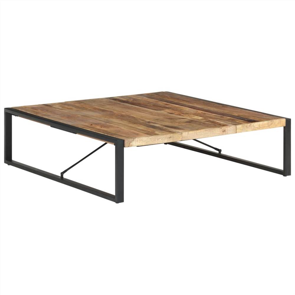 

Coffee Table 140x140x40 cm Rough Mango Wood