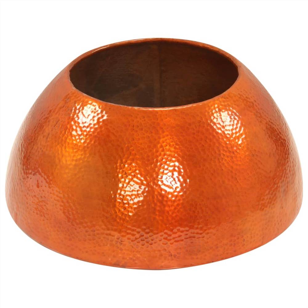 Coffee Table Hammered Aluminium 70x30 cm Copper