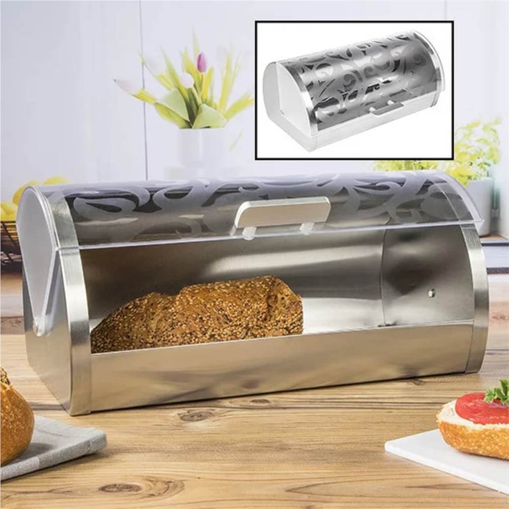 HI Bread Box with Flower Cover