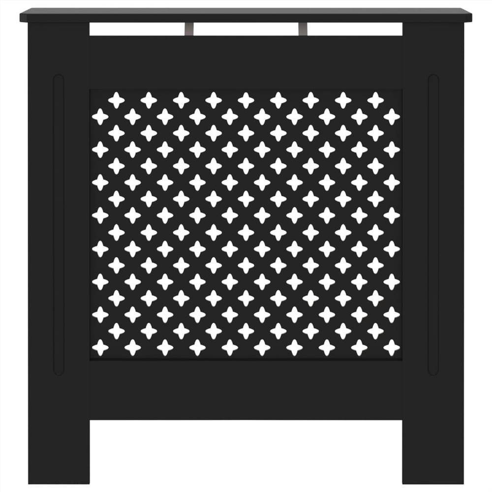 MDF Radiator Cover Black 78 cm