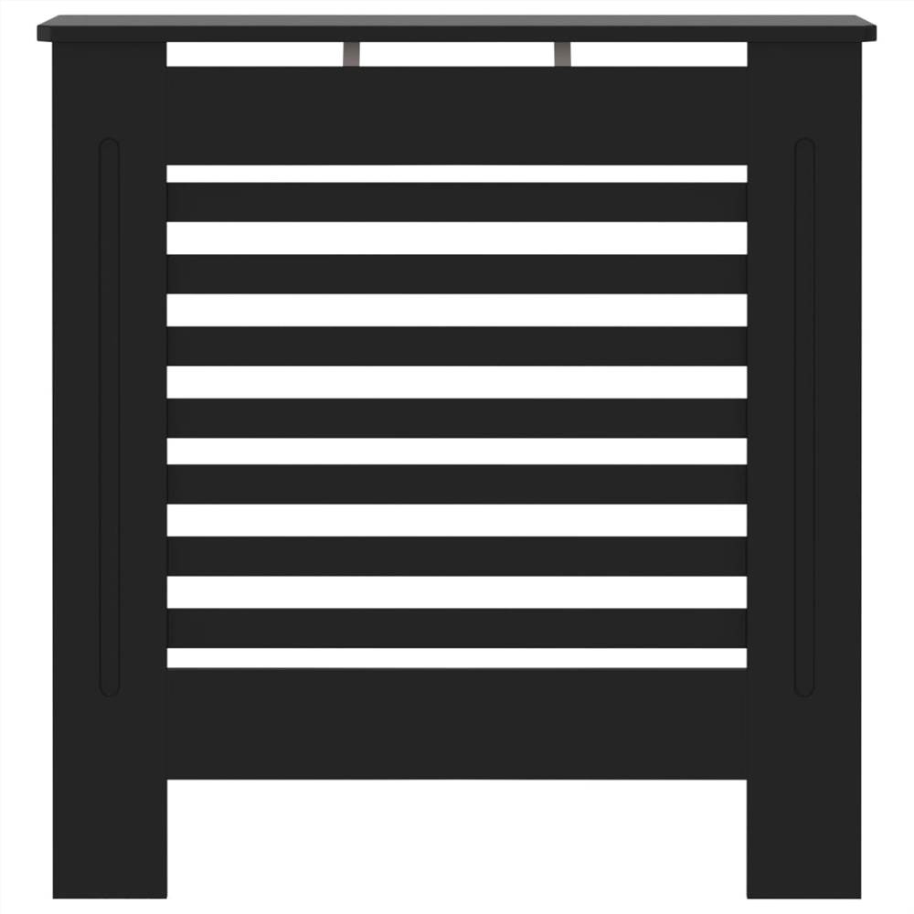 MDF Radiator Cover Black 78 cm