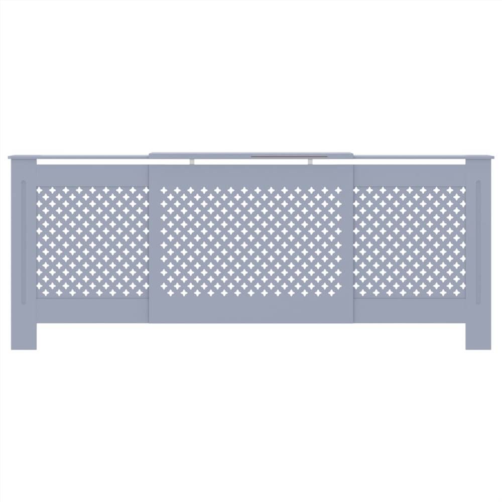 MDF Radiator Cover Grey 205 cm