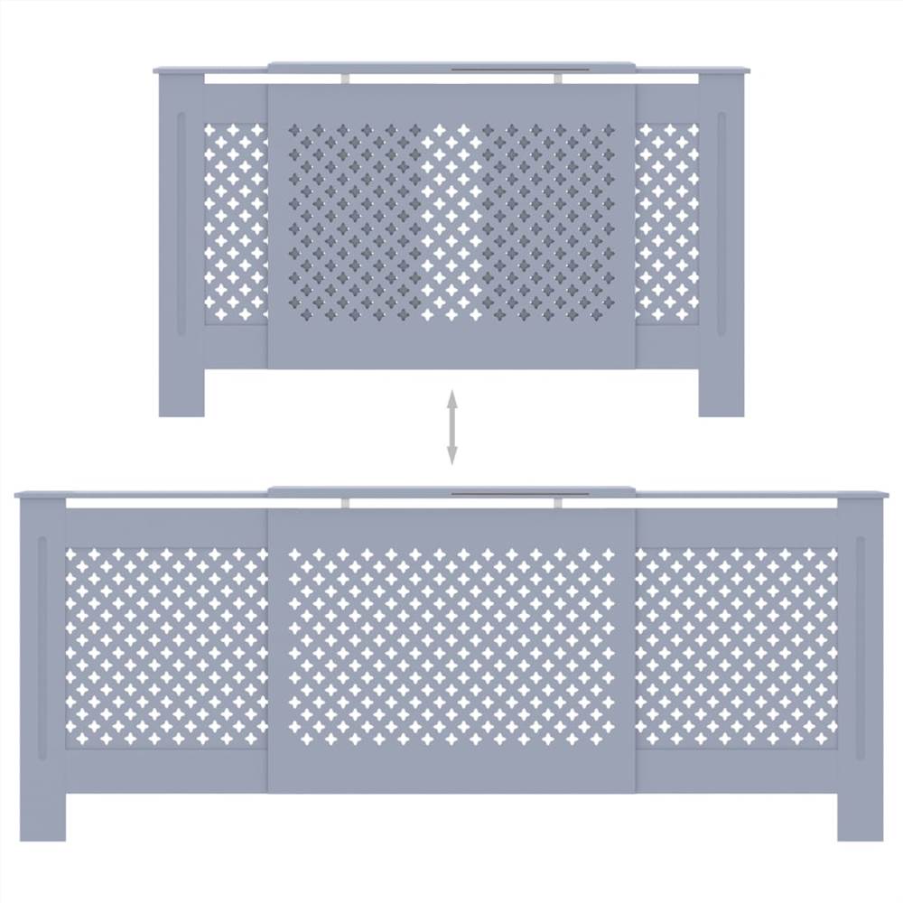 MDF Radiator Cover Grey 205 cm