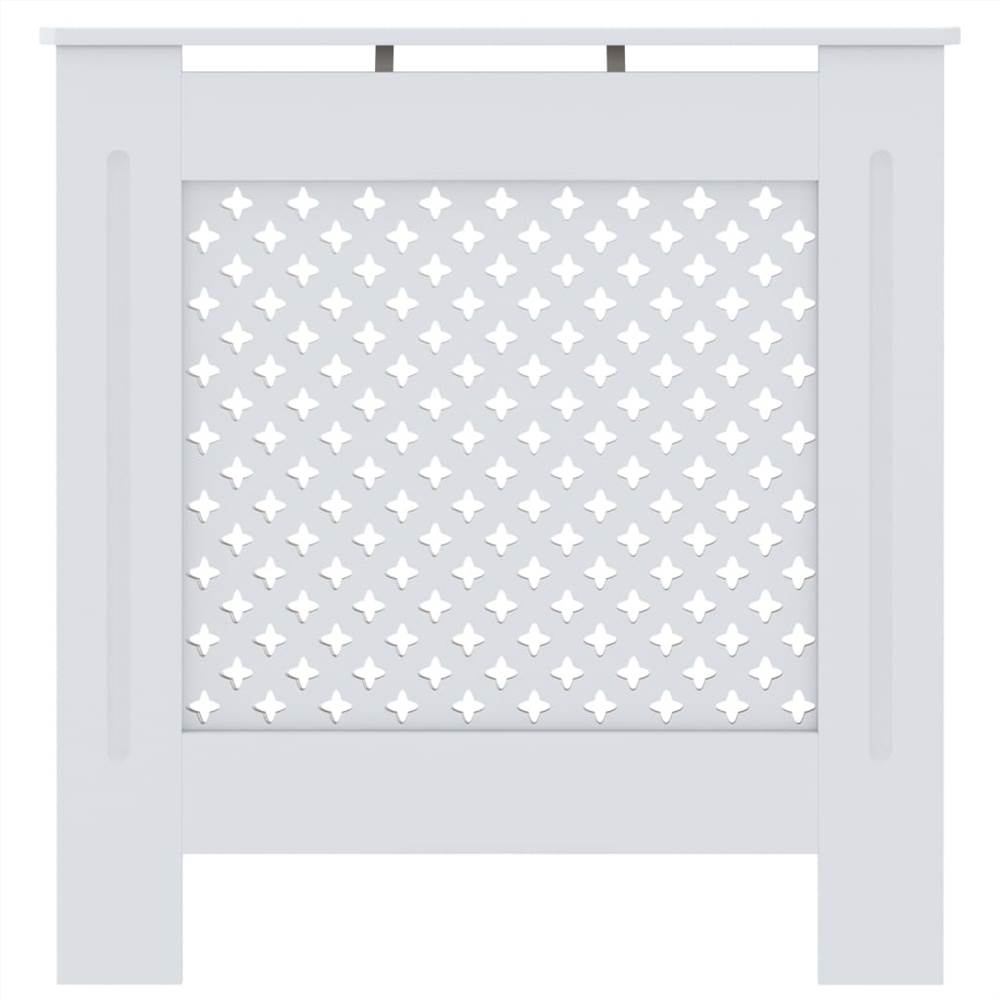 MDF Radiator Cover White 78 cm