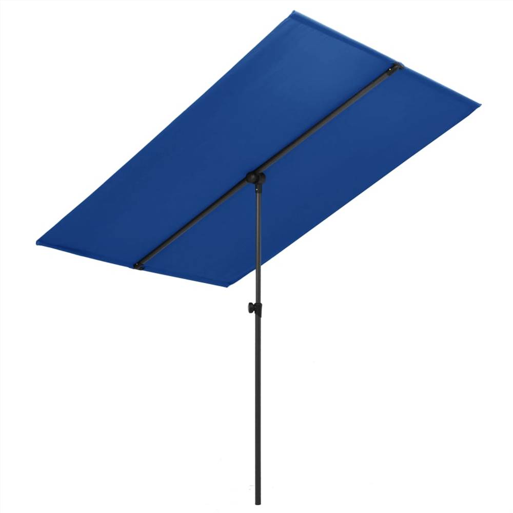 

Outdoor Parasol with Aluminium Pole 180x130 cm Azure Blue