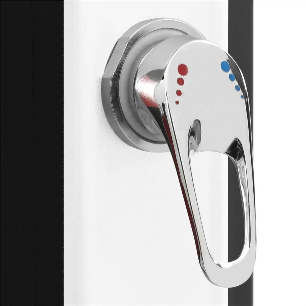 Outdoor Solar Shower with Shower Head and Faucet 35 L