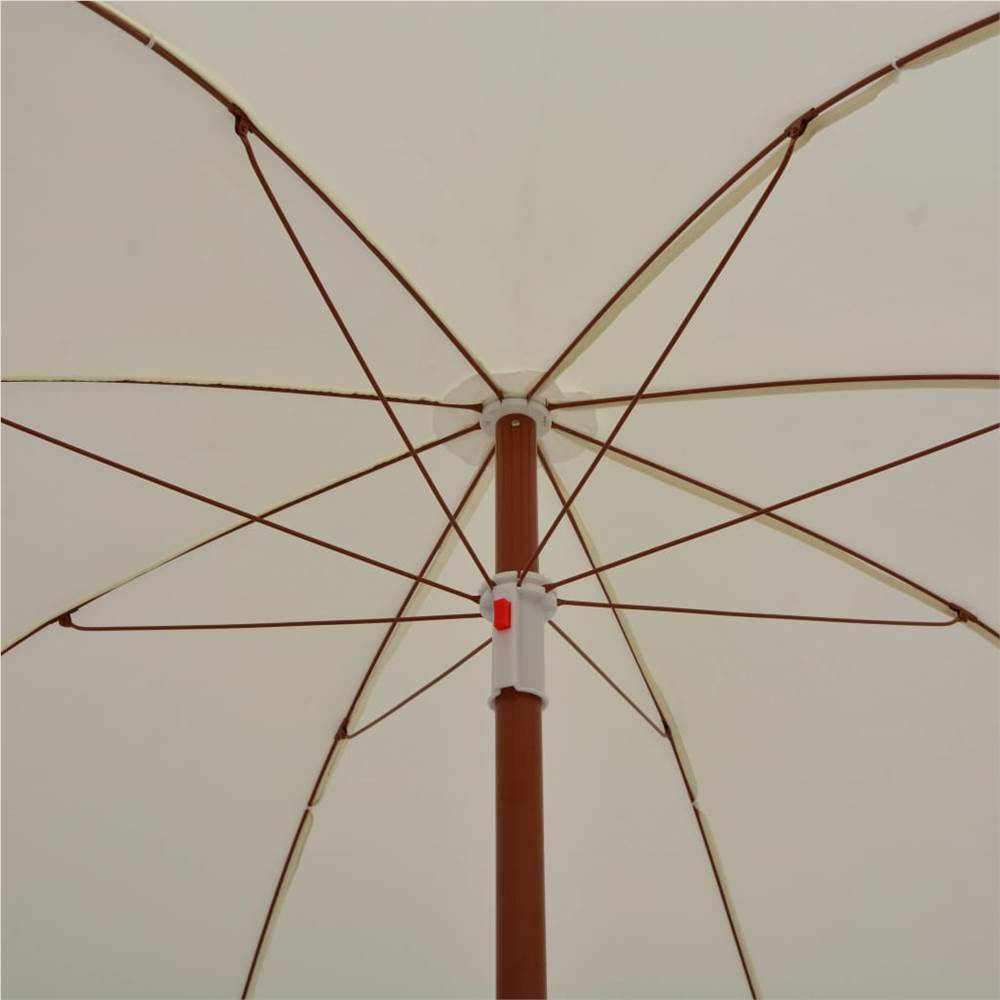 Parasol with Steel Pole 240 cm Sand