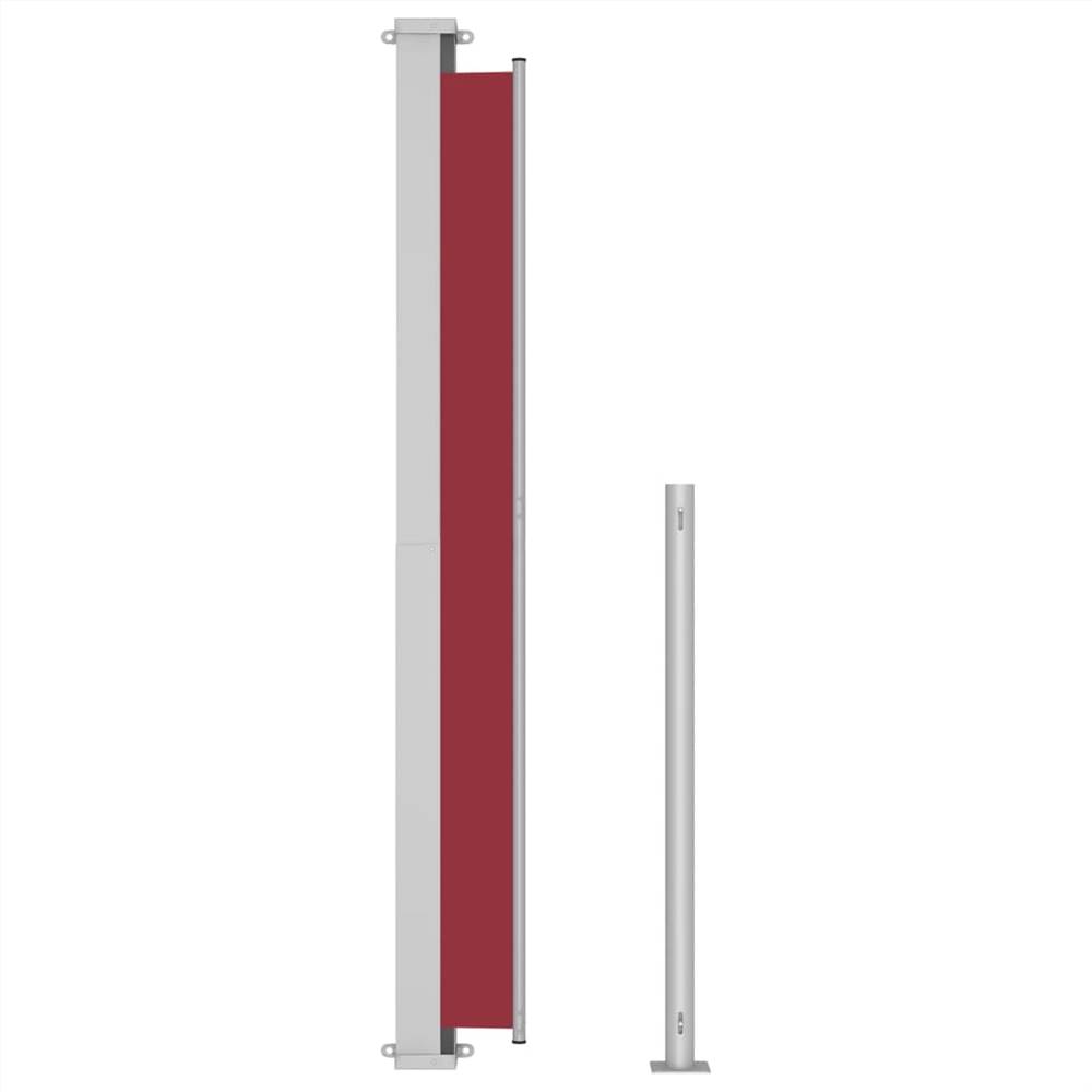 

Patio Retractable Side Awning 220x300 cm Red