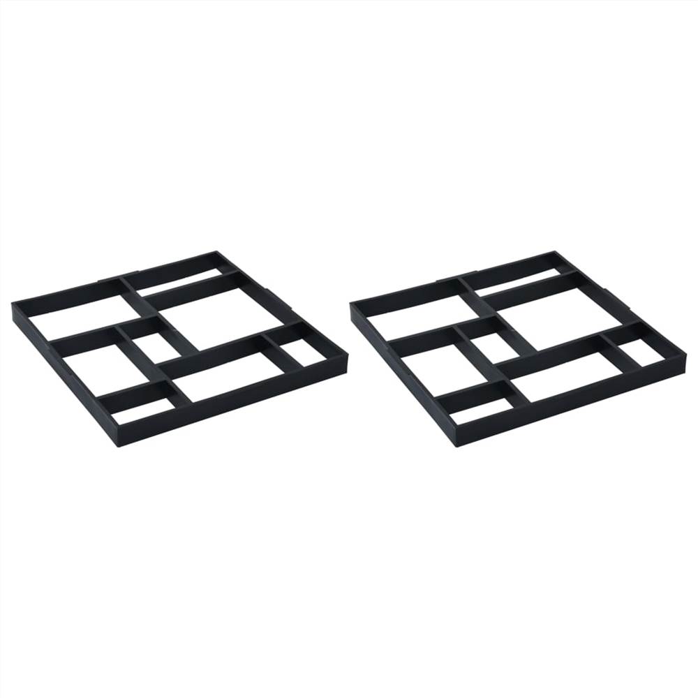 

Pavement Moulds 2 pcs 50.4x50.4x4.3 cm Plastic