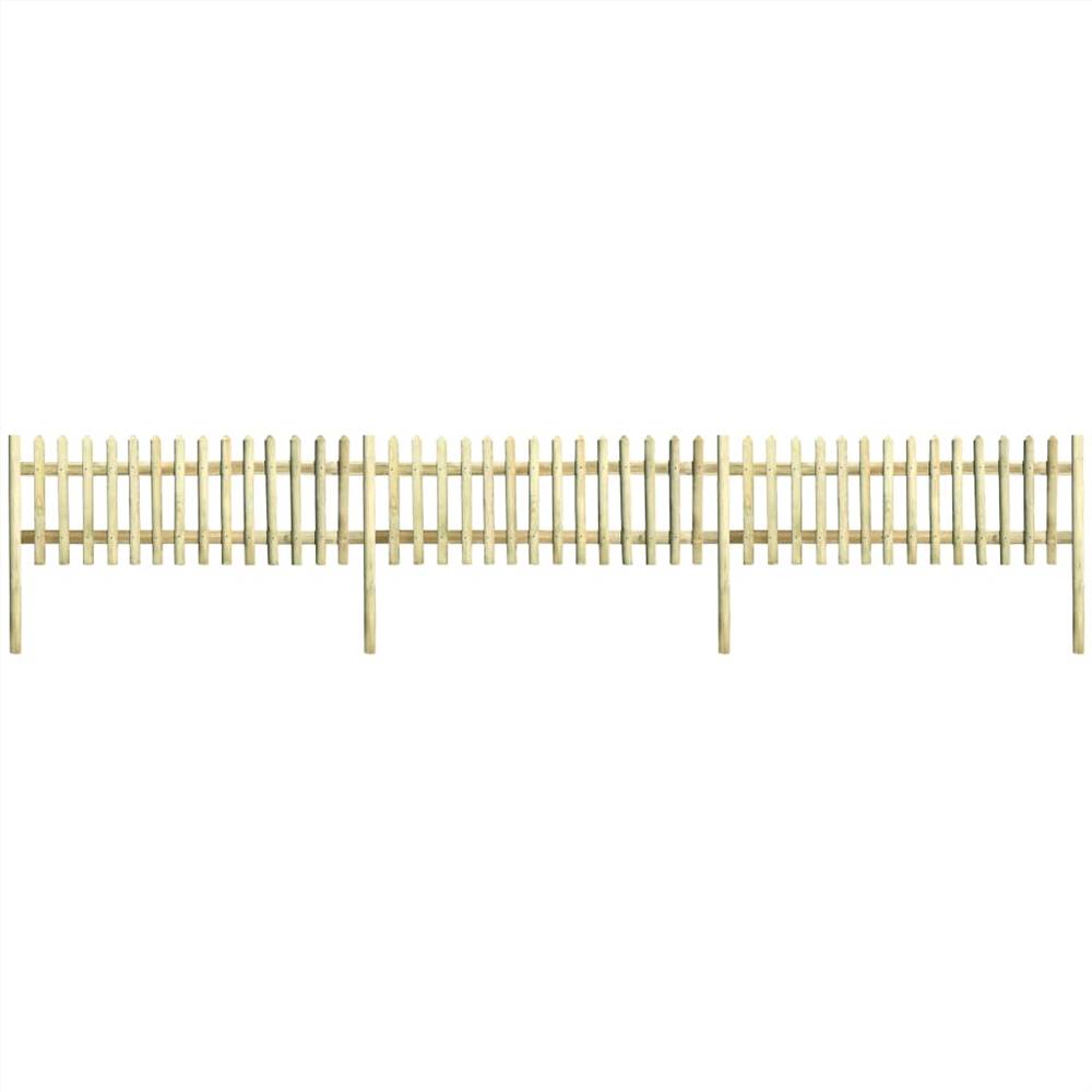 

Picket Fence Impregnated Pinewood 5.1 m 130 cm 5/7cm