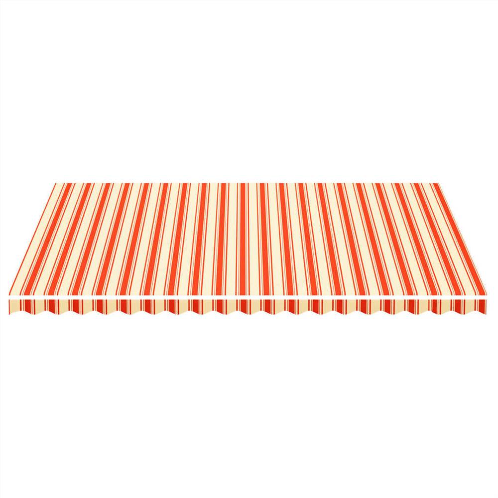 Replacement Fabric for Awning Yellow and Orange 5x3.5 m