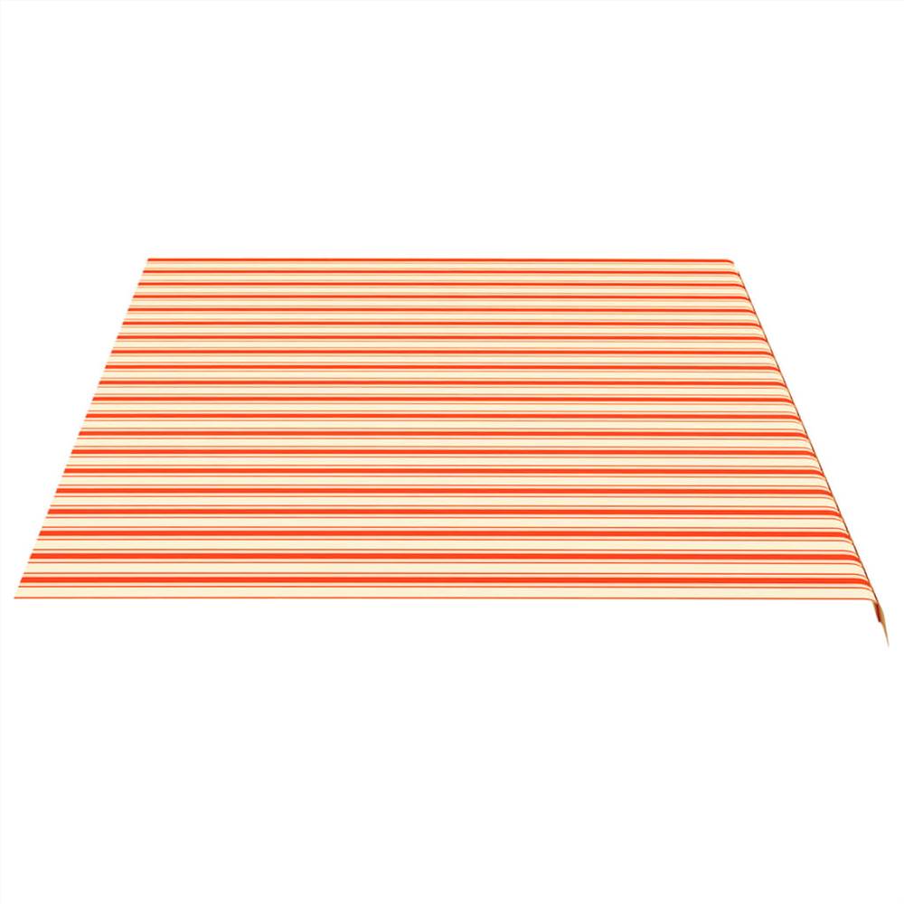 Replacement Fabric for Awning Yellow and Orange 5x3.5 m