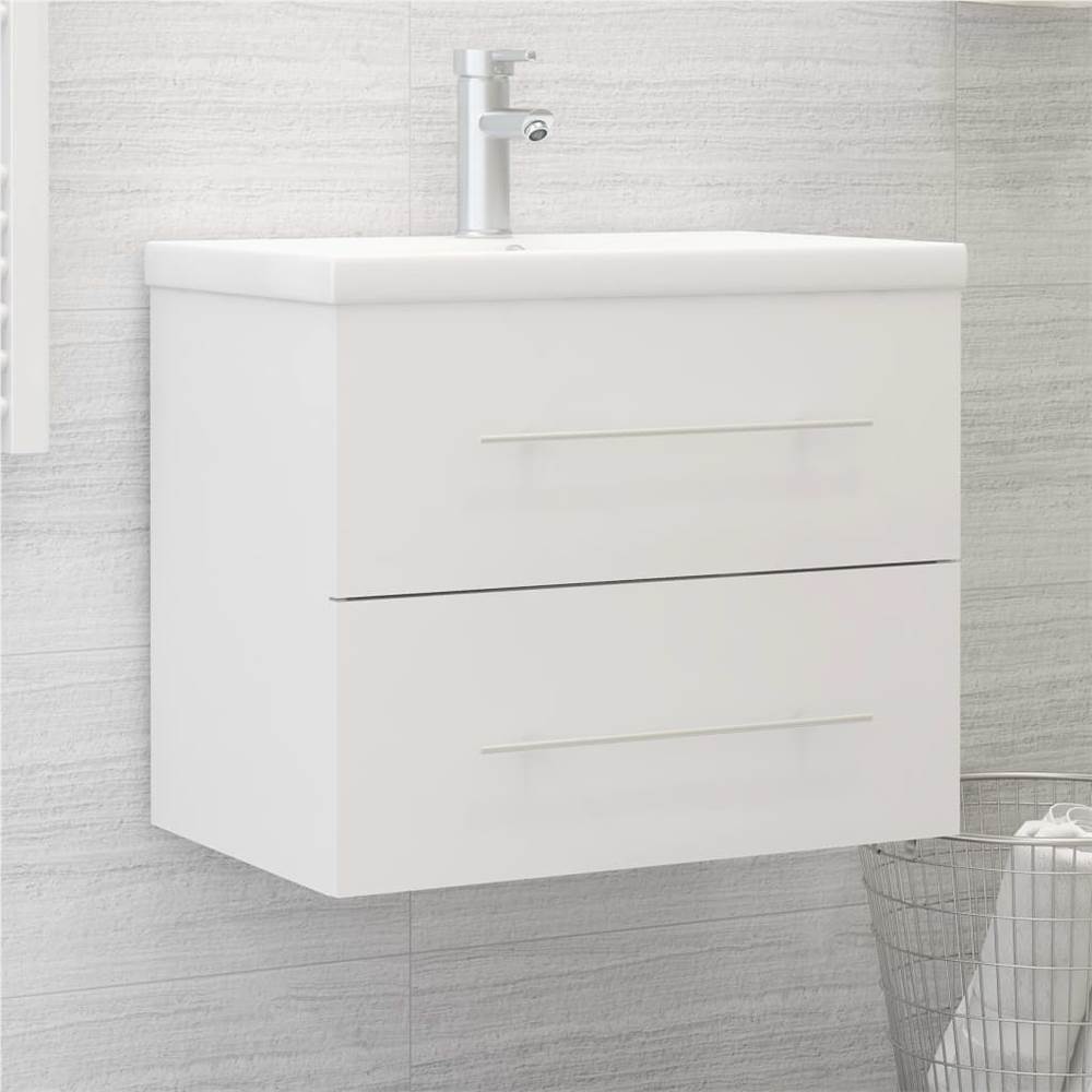 

Sink Cabinet White 60x38.5x48 cm Chipboard