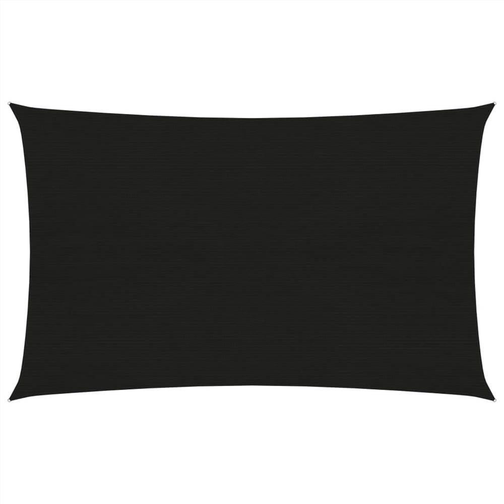 

Sunshade Sail 160 g/m² Black 2x4.5 m HDPE