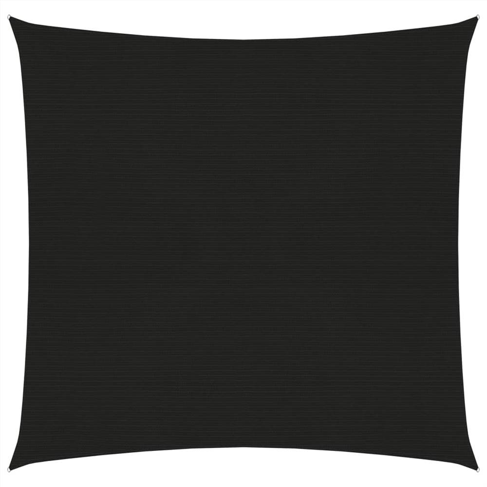 

Sunshade Sail 160 g/m² Black 4.5x4.5 m HDPE