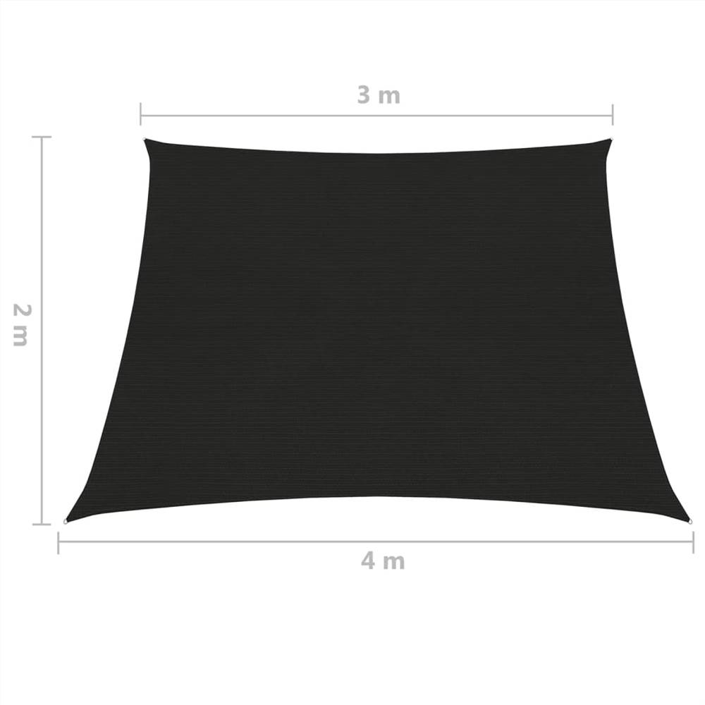 Sunshade Sail 160 g/m² Blue 3/4x2 m HDPE