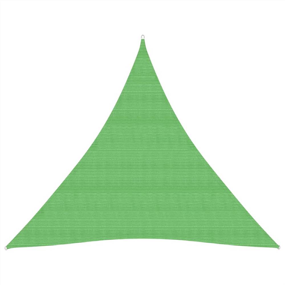 

Sunshade Sail 160 g/m² Light Green 3x3x3 m HDPE