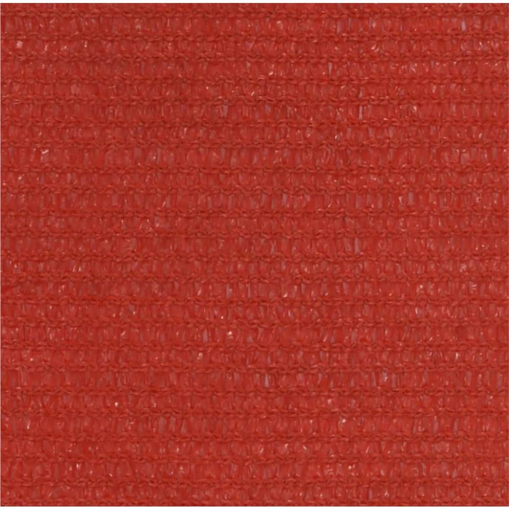 Sunshade Sail 160 g/m² Red 4.5x4.5 m HDPE