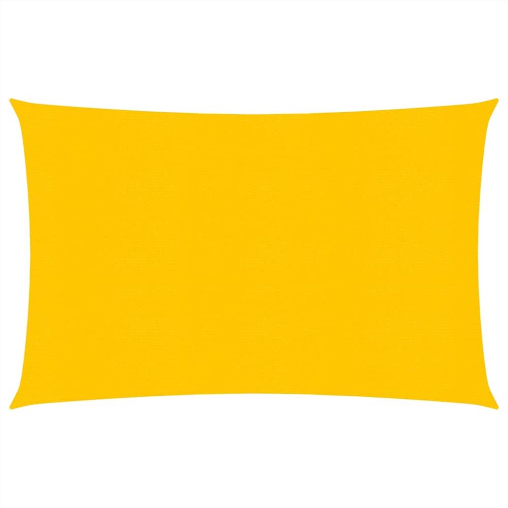 Sunshade Sail 160 g/m² Yellow 3x4 m HDPE