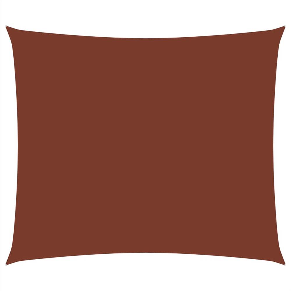 Sunshade Sail Oxford Fabric Rectangular 3.5x4.5 m Terracotta