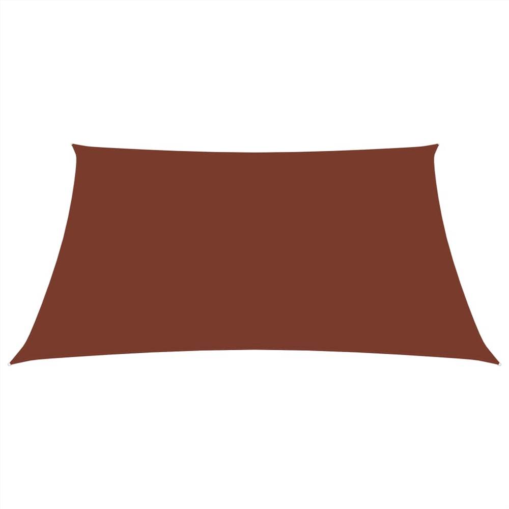 Sunshade Sail Oxford Fabric Rectangular 3.5x4.5 m Terracotta