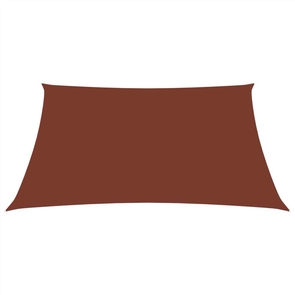 Sunshade Sail Oxford Fabric Rectangular 3x4.5 m Terracotta