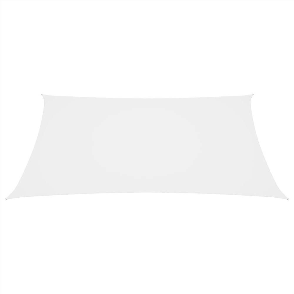 Sunshade Sail Oxford Fabric Rectangular 3x4.5 m White