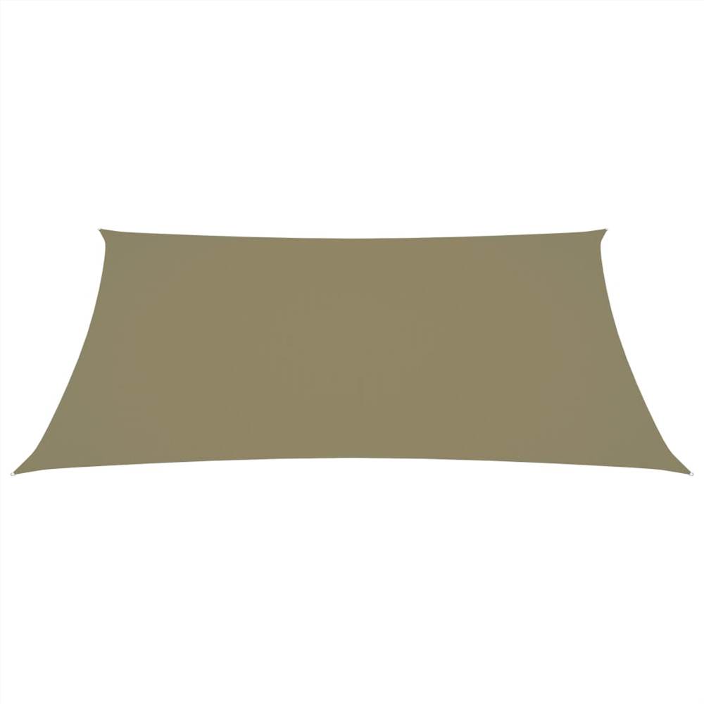 Sunshade Sail Oxford Fabric Rectangular 3x4 m Beige