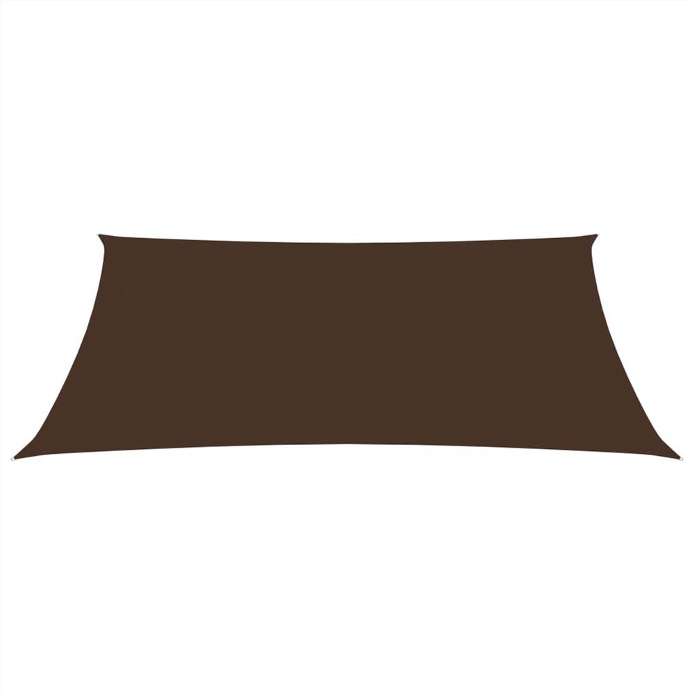 Sunshade Sail Oxford Fabric Rectangular 4x6 m Brown