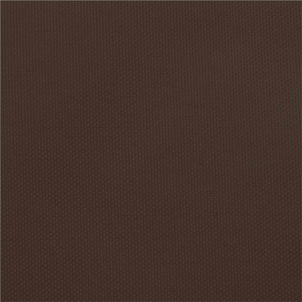 Sunshade Sail Oxford Fabric Rectangular 4x7 m Brown