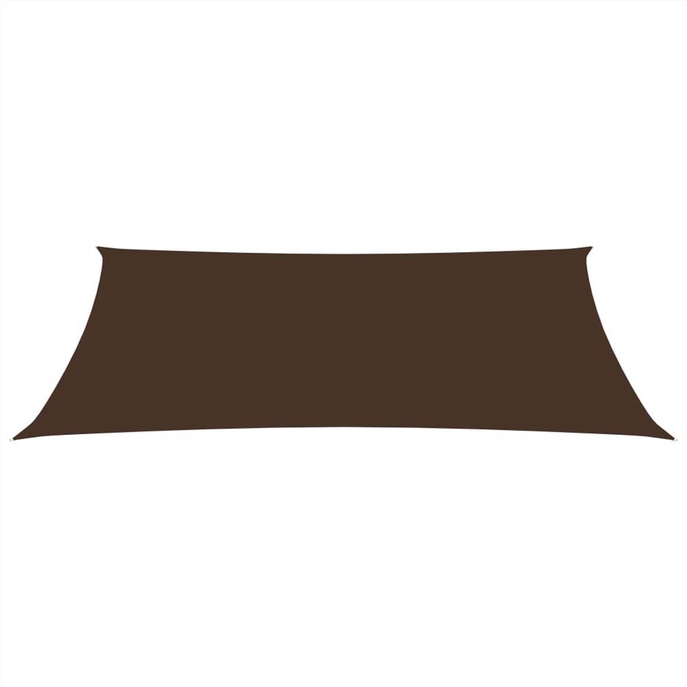 Sunshade Sail Oxford Fabric Rectangular 4x7 m Brown