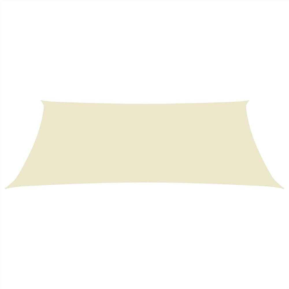 Sunshade Sail Oxford Fabric Rectangular 5x7 m Cream