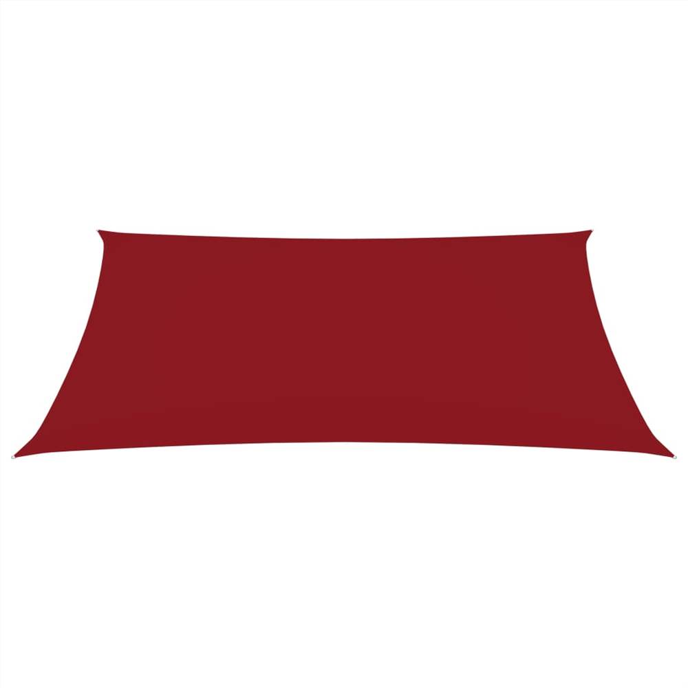 Sunshade Sail Oxford Fabric Rectangular 6x7 m Red