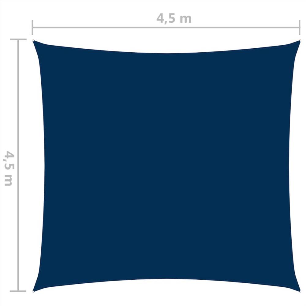 Sunshade Sail Oxford Fabric Square 4.5x4.5 m Blue