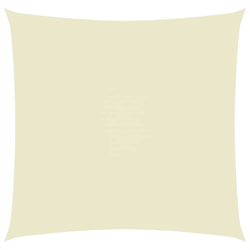 Sunshade Sail Oxford Fabric Square 5x5 m Cream
